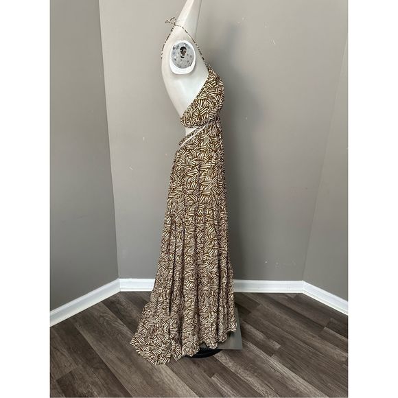 JONATHAN SIMKHAI LAUREL PRINTED COVERUP DRESS Large $445 - Picture 12 of 14